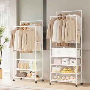 Heavy-Duty Multi-Functional Coat Rack & Shoe Storage, Tree-Shaped Freestanding Hanger, Space-Saving Organizer for Hallway Bedroom Entry