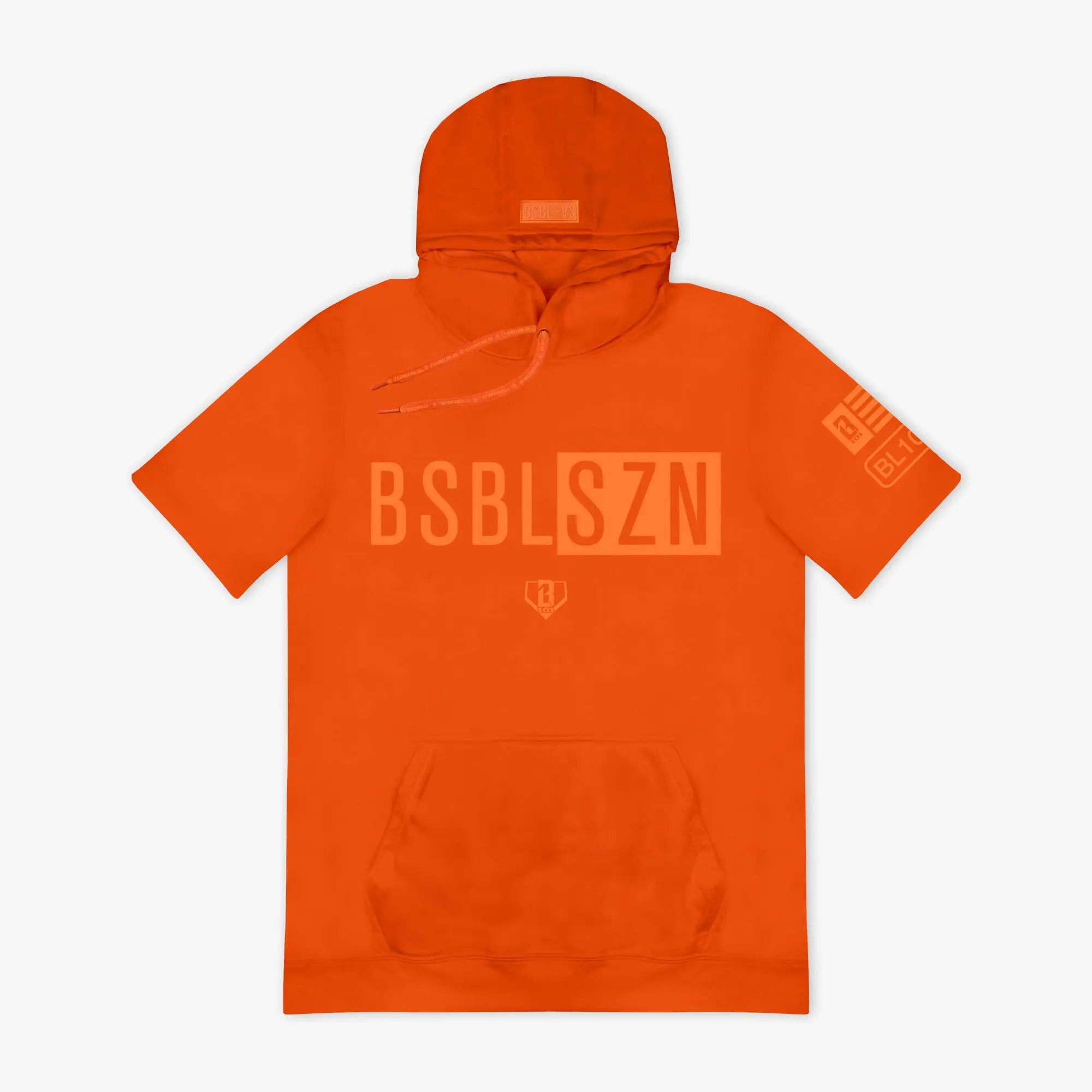 Short Sleeve Hoodie V3 - Orange