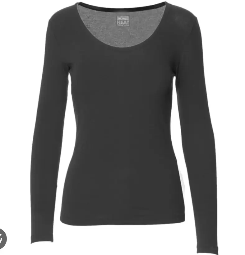 32 Degrees Women's Long Sleeve Scoop Neck Base-Layer Shirt