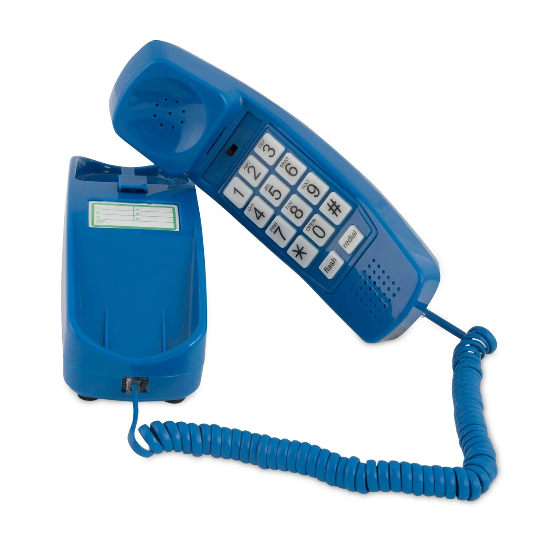 iSoHo Big Button Trimline Phone - Corded Retro Desk Phone
