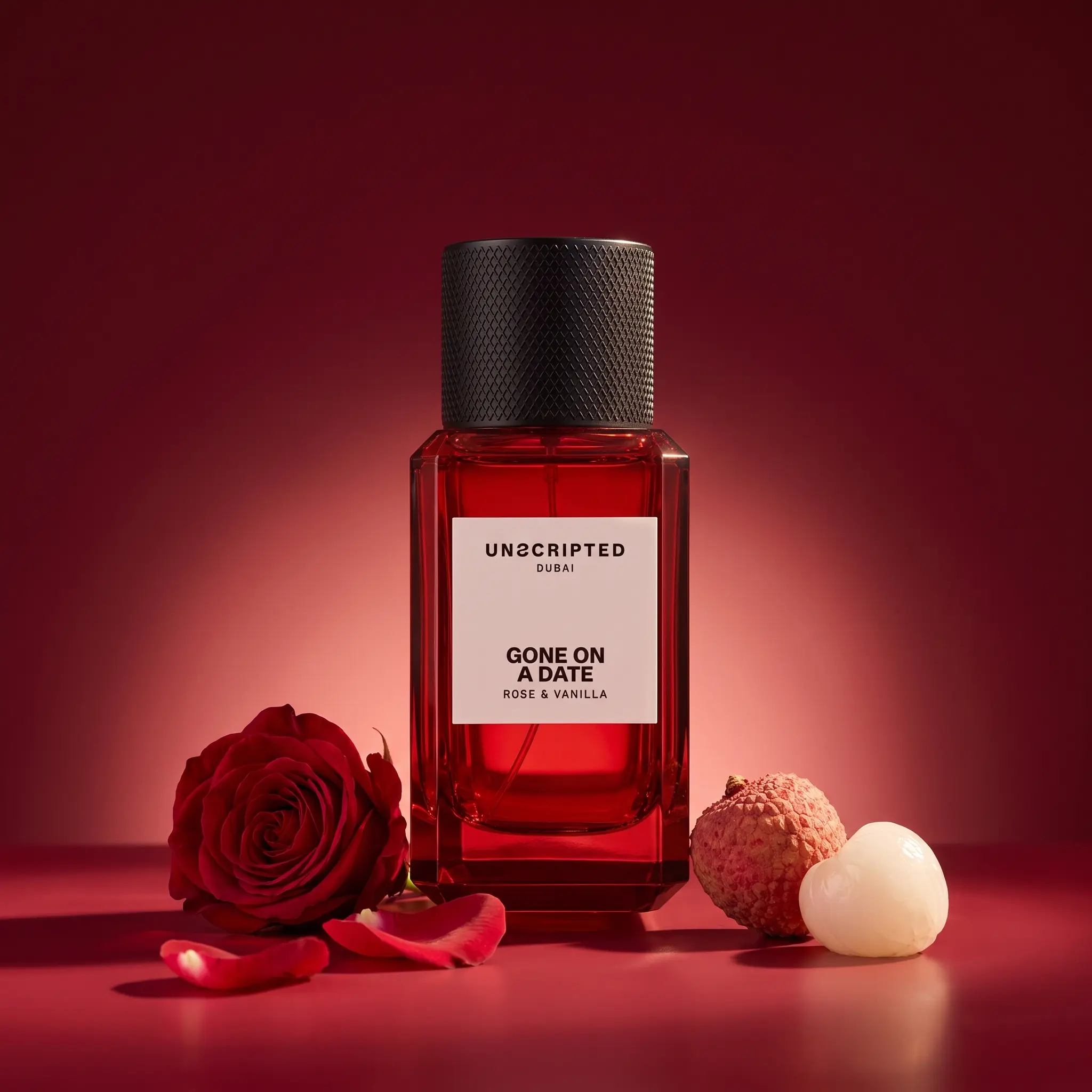 Unscripted Gone On A Date Women's Bold, Long-Lasting Perfume - Lychee, Rose, Oud, Vanilla Scent for Free-Spirited Women - 3.4 oz