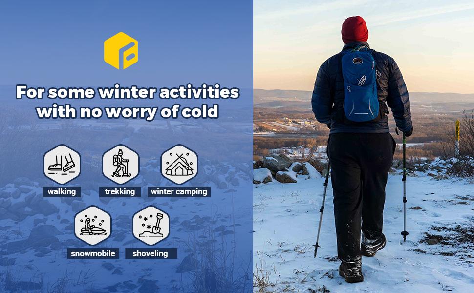 FitVille Men's CozyCore Winter Boots V3 - Warm Cozy Design with Plush Inner Lining & High Rebound EVA Midsole for Chilly Days