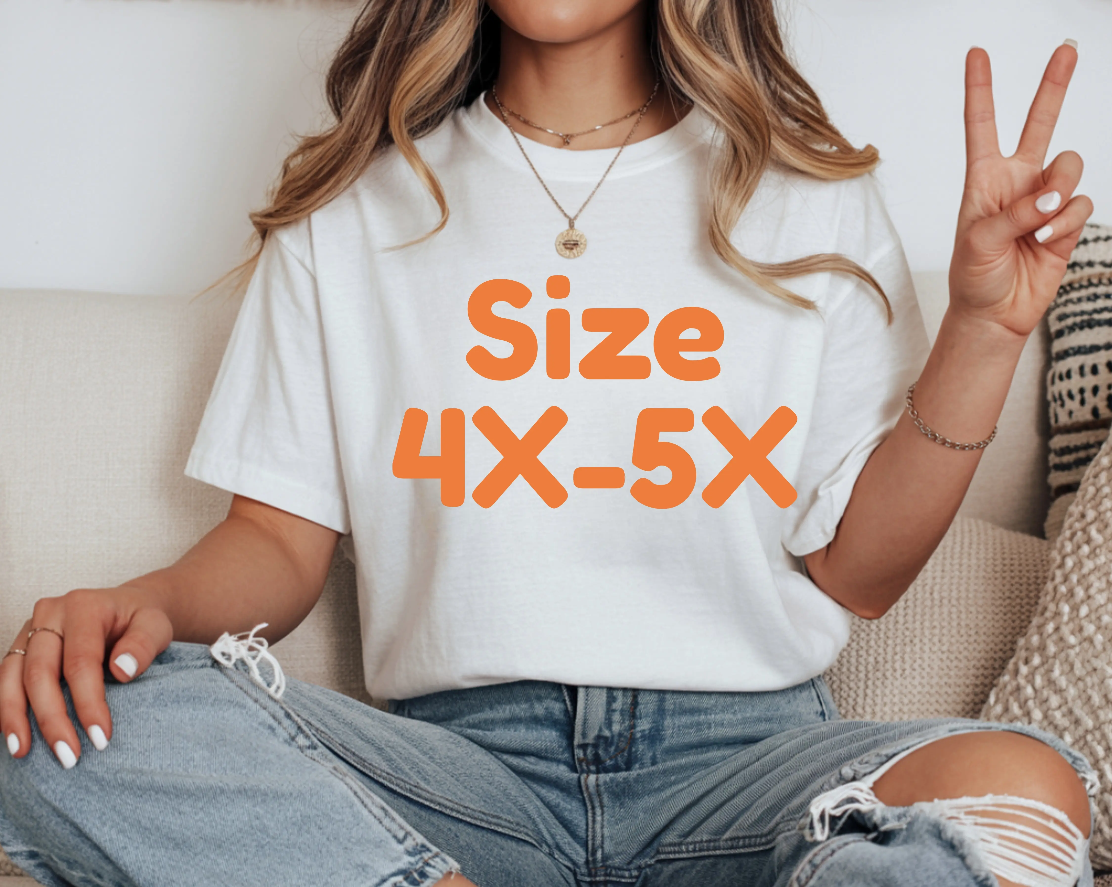 Live Build Your Own Gildan Tshirt on Live - Size 4X-5X Cotton Top with Custom Transfer Option