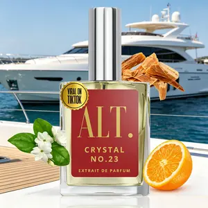 ALT. FRAGRANCES Crystal No. 23 Extrait de Parfum 60ml | Unisex Perfume Inspired by Baccarat Rouge 540, Long-Lasting Luxe Scent with Jasmine, Amberwood & Cedar, Rich Warm Aroma for Men and Women Daily Wear