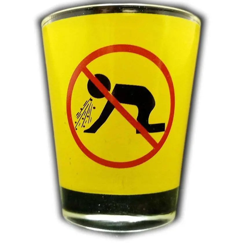 "Symbol" Funny Shot Glass 2 oz