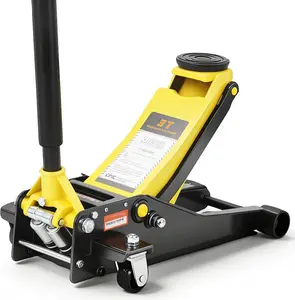 3 Ton (6,000 Lb) Low Profile Hydraulic Racing Floor Jack with Dual Piston Quick Lift Pump Heavy Duty Steel Lifting Range 2.95 to 15.35 Inch for Car SUV Truck Garage,24.8 * 14.2 * 3.0 Inch