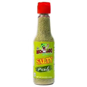 SALTY Pickle - Sr. Michelado - Bottle Pickle Salt Flavor for Drinks, Fruit, & Snacks
