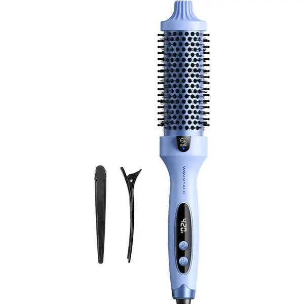 Wavytalk Thermal Brush Blowout Boost 1.5″ Heat Round Brush for Blowout Look
