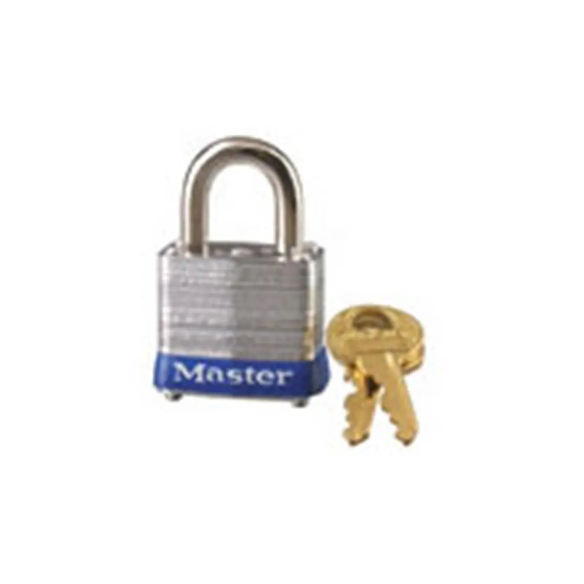 Master Lock 91800 Nickel-Plated Steel Keyed Padlock - 1.125 in, 0.17 lbs, 2 Keys, 4-Pin Tumbler General Security, Brass Components, Patented Guard Plates, Automotive & Motorcycle Accessory