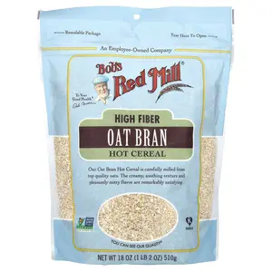 Bob's Red Mill High Fiber Oat Bran Hot Cereal, 18 oz (510 g)