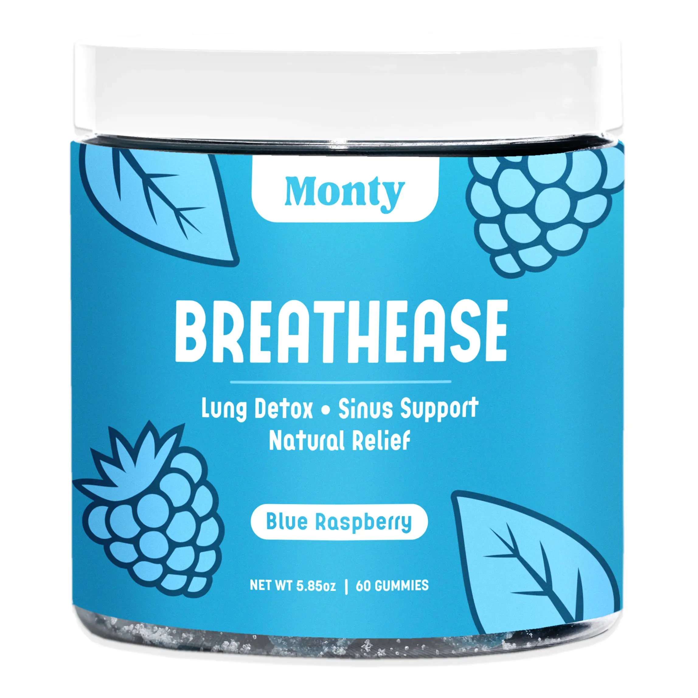 BreathEase | Natural Lung Detox & Sinus Relief | Mullein Leaf, Quercetin, Boswellia | Supports Respiratory Health, Allergy, and Mucus Relief