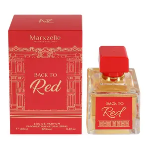 Marxzelle Designer Perfumes Back to Red Eau De Parfum Vaporisateur Natural Spray 100Ml 3.4fl.oz.