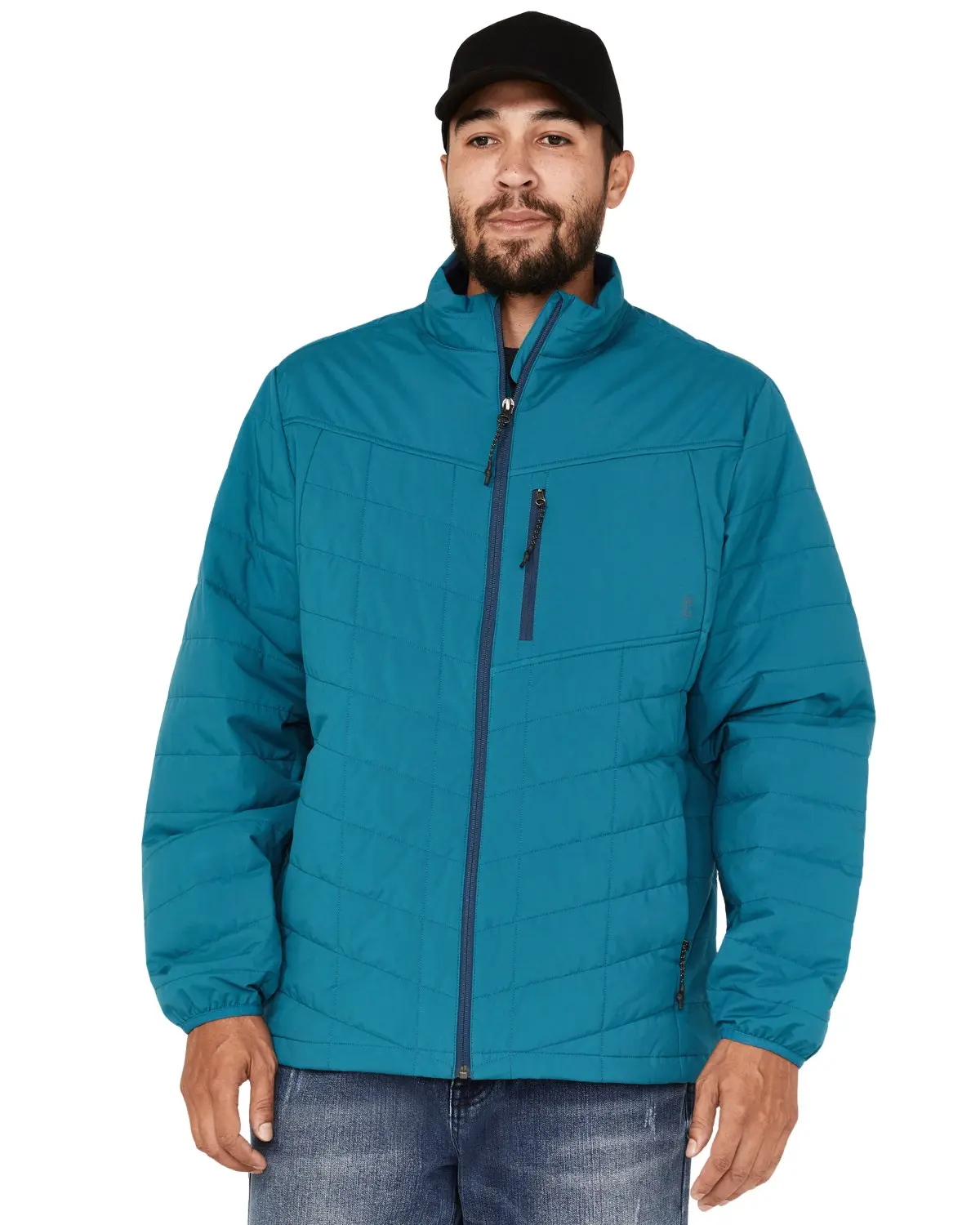 Brothers And Sons Men's Men'S Performance Lightweight Puffer Packable - Basfa22o17-Teal