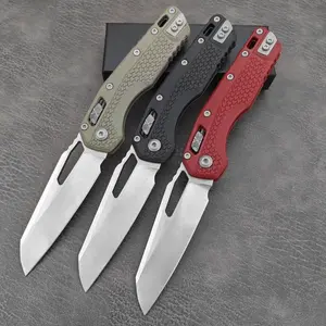 Ram-Lok MSI-1 Pocket Folding Knife - 440C Tanto Stainless Steel Tactical Blade, Nylon Fiber Handle, Survival Tool, Emergency Tool, Outdoor Survival Supplies, Ideal Gift for Enthusiasts