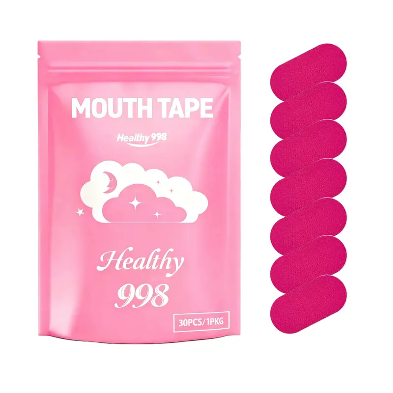Womens 998 Mouth Tape&Skin-friendly material, prevents snoring, improves sleep quality. 1 pack contains 30 PCS.