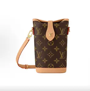 Pre-owned Louis Vuitton FOLD ME Mini Crossbody & Shoulder Phone Bag