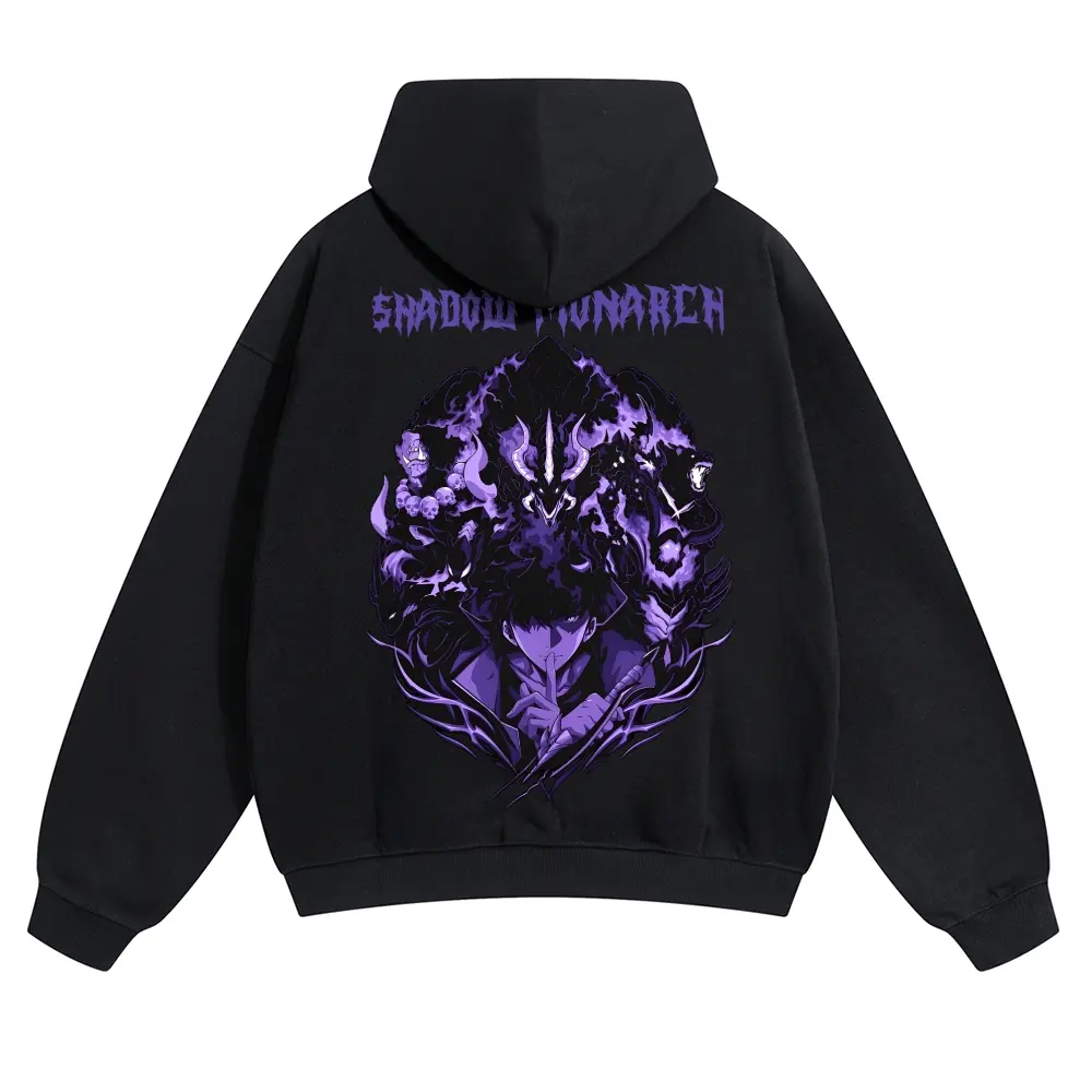Solo Leveling Unisex FallFreshness outfits men streetwear 80s 90s graphic tees cotton Anime funny 300G Hoodies men gifts