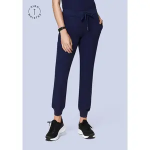 High Waisted Joggers Navy