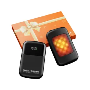 Hotdot Hand Warmers Rechargeable 2 Pack, Electric Handwarmers, Smart Heating UL Certified, 4-Settings,Portable Heater, Ultra Slim Pocket, Hunting Essentials, Gifts for Christmas Men, UT3 Lite