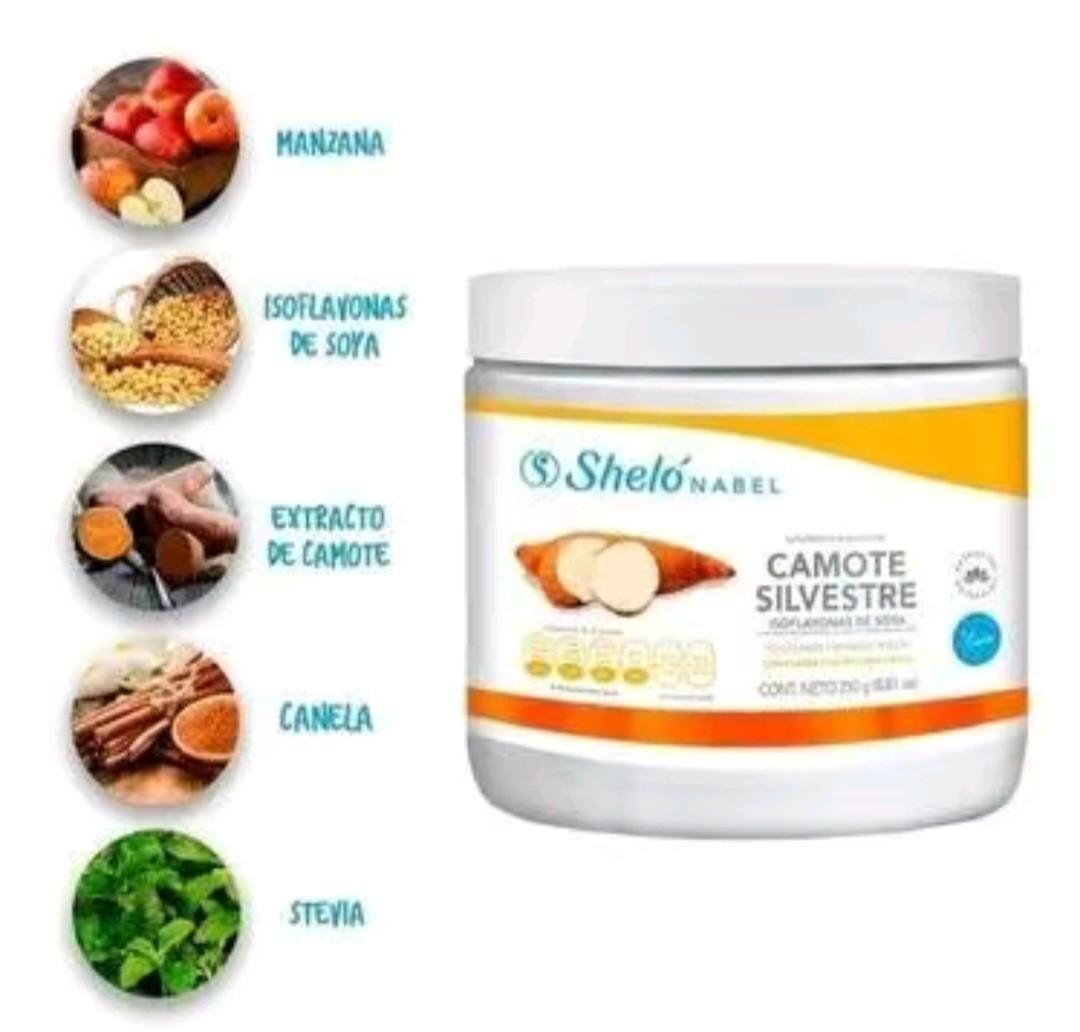 Shelo Nabel USA Camote Silvestre Suplemento Hormonal