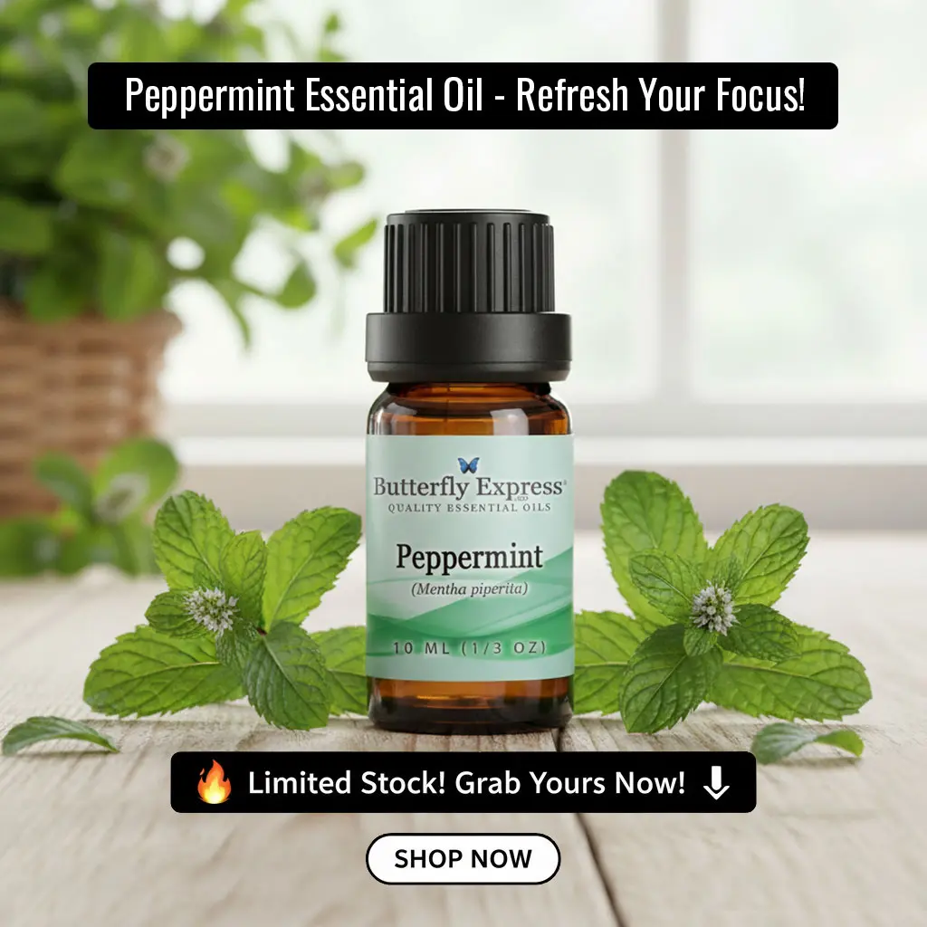 10ml Peppermint Piperita Essential Oil  (Mentha piperita)