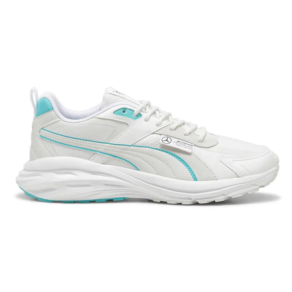 PUMA Mens Mercedes Amg Petronas F1 X Hypnotic Ls Lace Up Sneakers Shoes Casual - White PUMA Mens Mercedes Amg Petronas F1 X Hypnotic Ls Lace Up Sneakers Shoes Casual - White