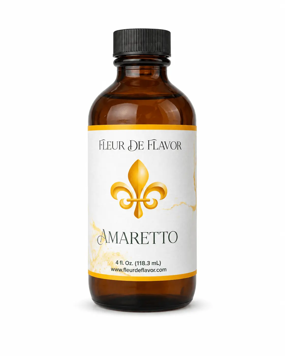 Fleur De Flavor Amaretto Flavor - 250 ml Bottle for Baking and Natural Flavorings