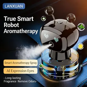 Smart Car Aromatherapy Diffuser, In-Car Fragrance Machine, Light Scent Spray, High-End Decorative Cute Ornament, Air Freshener, Aromatherapy Automatic Sprayer for Cars