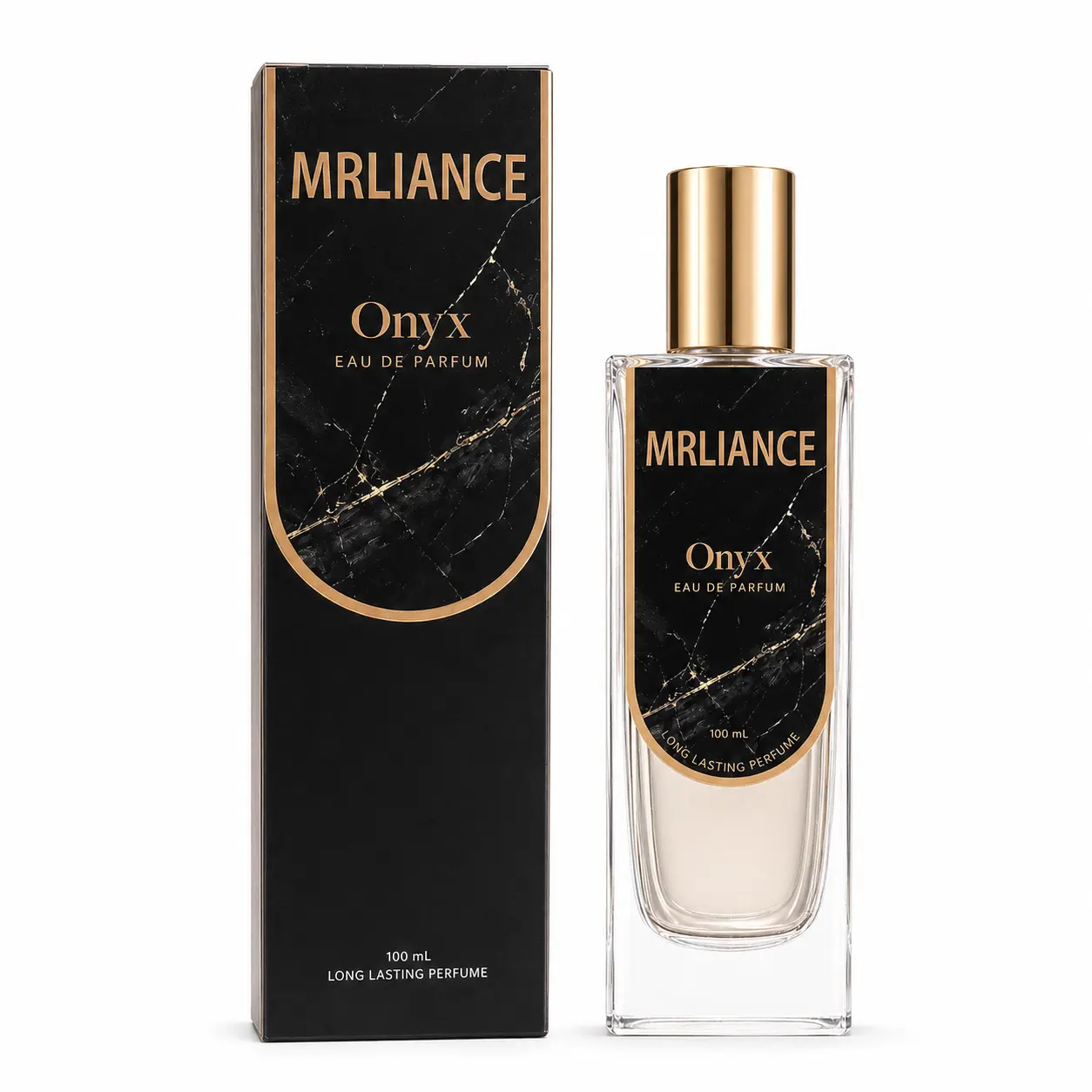 MRLIANCE Onyx Eau de Parfum 100ml – Bold & Mysterious Fragrance for Men, Long Lasting Perfume Spray