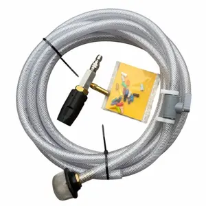 Tranquil Touch Long Range Pressure Washer Spray Nozzle, 40+ft High Reach, Variable Fan Nozzle