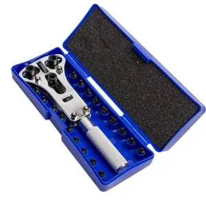 Professional Watch Case Back Opener Tool Kit – Adjustable Waterproof Watch Wrench Remover with 18 Dies – Watch Battery Replacement & Repair Tool Set with Storage Case