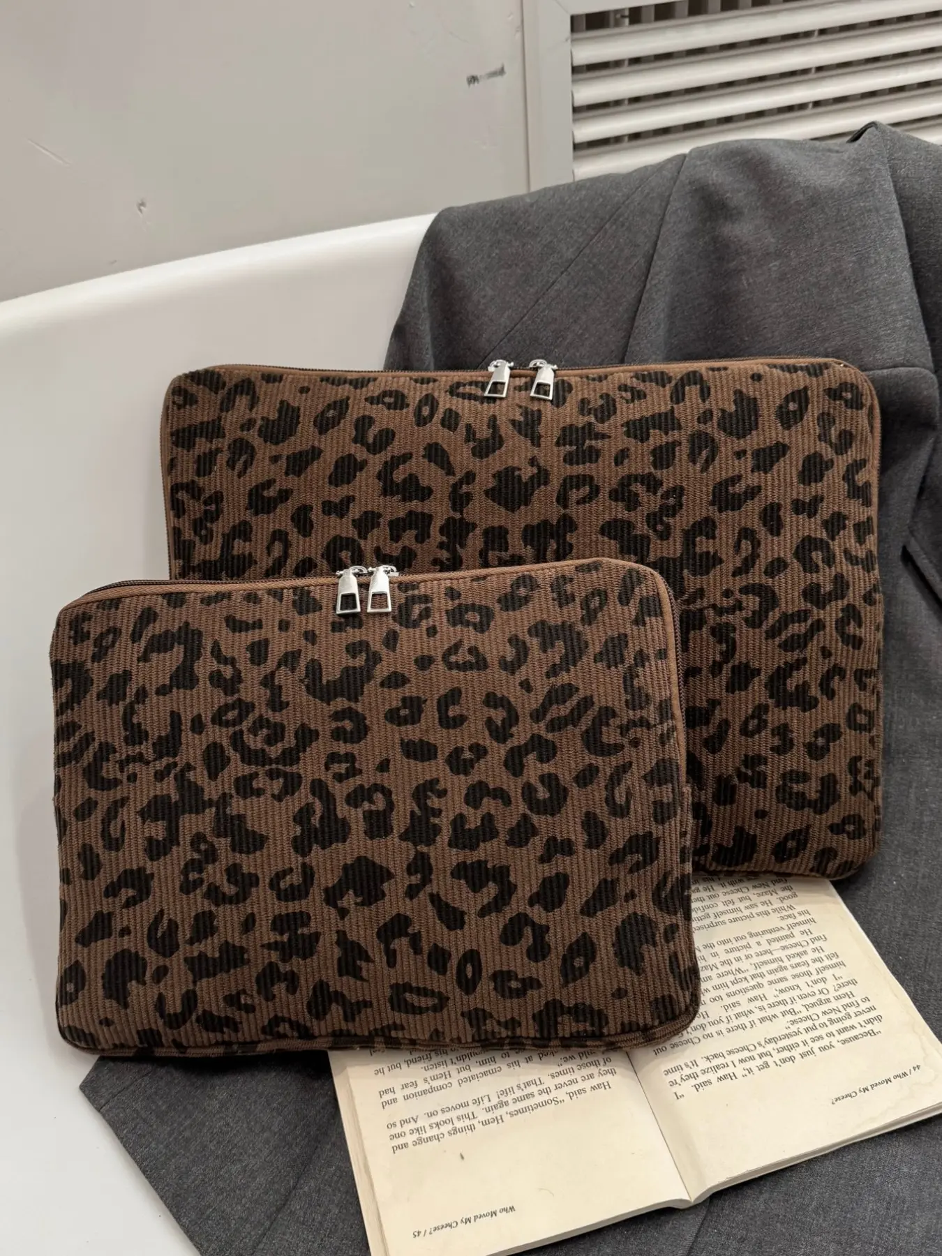 Multisize Laptop Bag Leopard Print Computer Protection Case, Laptop Sleeve, Tablet Storage Pouch, Ideal Teacher Gift, Backpack, College Supplies, Laptop Work Bags, Travel Laptop Bag, Bag For Work