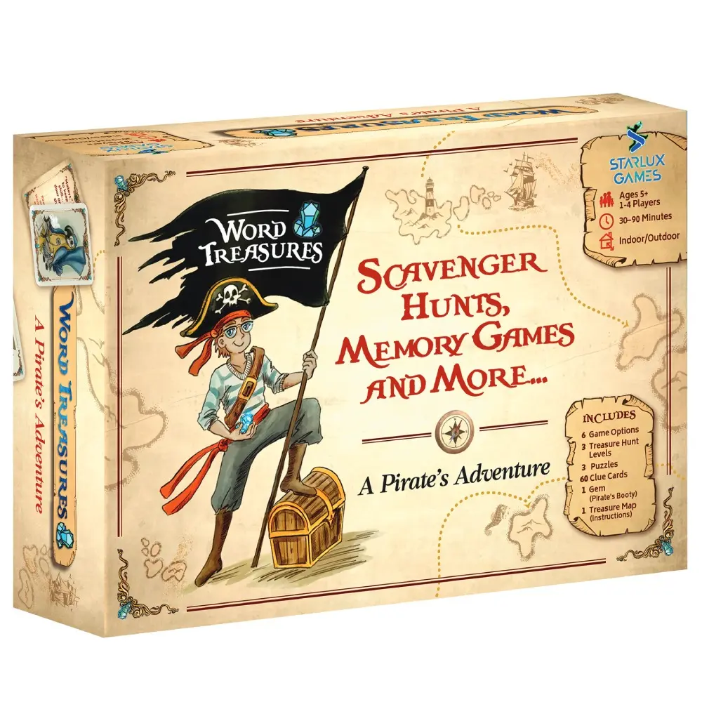 Word Treasures – Pirate Toys and Scavenger Hunt Games for Kids