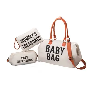 large-capacity mommy bag fashionable travel mommy bag hand-held maternity bag