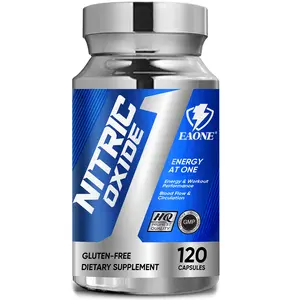 Nitric Oxide Supplement, 120 Capsules - Boost Energy Performance, Beet Root & Grape Seed Extract for Enhanced Circulation, Supplement for Men & Women