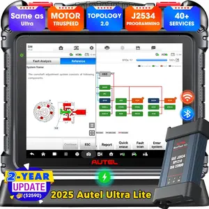 Autel Scanner MaxiCOM Ultra Lite w/ MV108S [2-Year Update 2590$],obd port washer diagnostic scanner Bidirectional Automotive Programming Tool