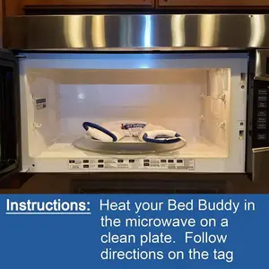 Carex Bed Buddy Heat Pad And Cooling Neck Wrap - Microwave Heating Pad For Sore Muscles - Cold Wrap Pack For Aches and Pain