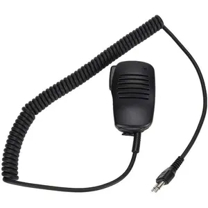 Speaker Mic Walkie Talkie Handheld Speaker Mic for ICOM for Cobra for Maxon for Midland for Vertex for Uniden etc, Shoulder Microphone with 360 Degree Rotatable Clip & 3.5mm EarpieceJack