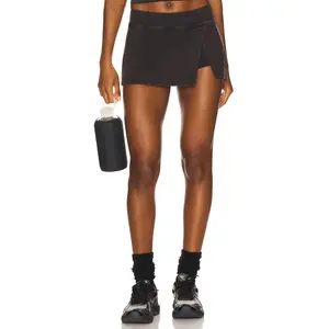 Free People x FP Movement Hot Shot Mini Skort in Black