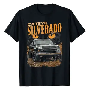 Silverado Cateye Truck 2003–2006 Graphic T-Shirt – OBS Old Body Style Tee, Classic Pickup Design, 100% Cotton Short Sleeve, Casual Streetwear for Men & Women, Gift for Truck Enthusiasts