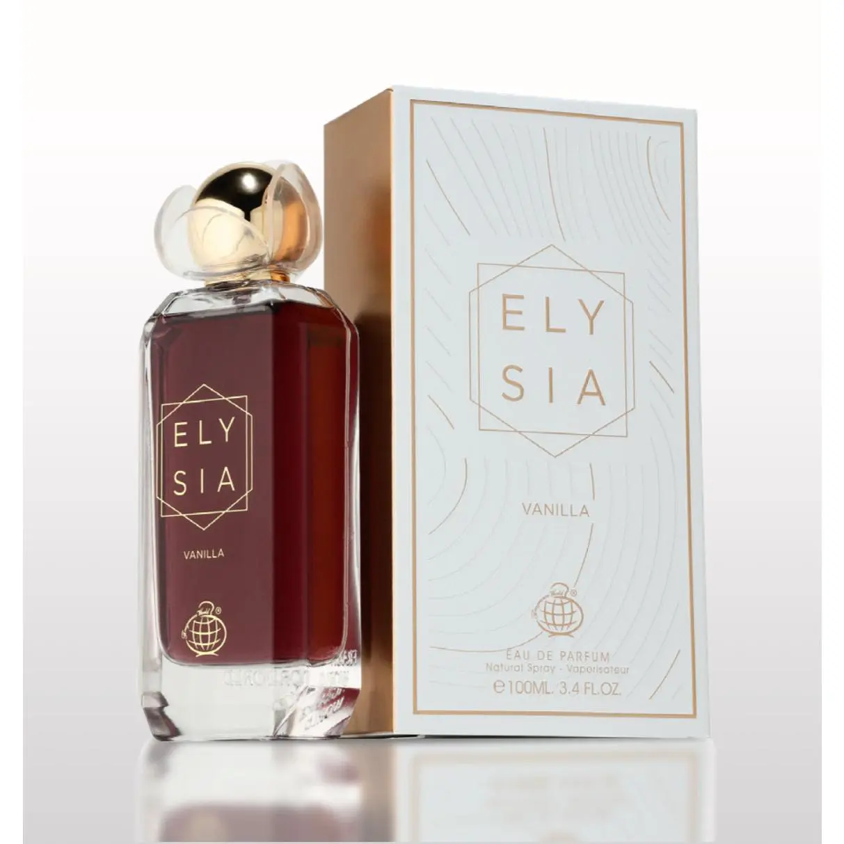 Elysia Vanilla EDP Perfume By Fragrance World 3.4oz / 100ml Eau De Parfum Amber