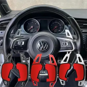 Car Steering Wheel Paddle Shift Extend Shifter Sticker For VW Golf 7 7.5 GTI MK7 GTE GTD RLINE Volkswage Polo Scirocco Jetta GLI