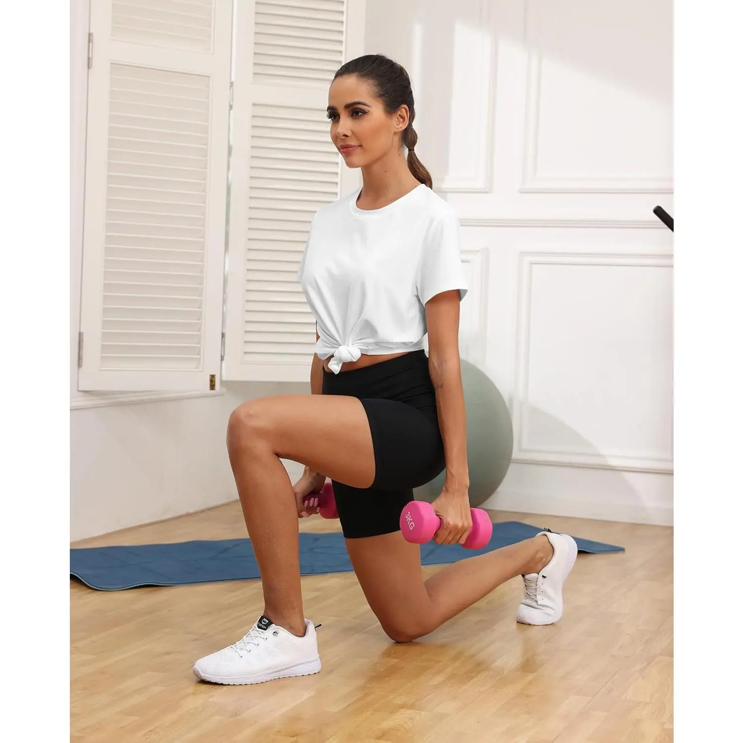 Women's UPF50+ Breathable Loose Fit Workout Tops - Short Sleeve Yoga T-Shirts Athletic Tee for Running Gym Exercise Activewear Comfortable Moisture Wicking Lightweight Casual Sports Top Women's UPF50+ Breathable Loose Fit Workout Tops - Short Sleeve Yoga T-Shirts Athletic Tee for Running Gym Exercise Activewear Comfortable Moisture Wicking Lightweight Casual Sports Top