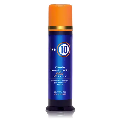 It's a 10 Miracle Leave-In Conditioner Potion Plus Keratin - For smoothing and reducing frizz Heat Protectant Styler Conditioning Oil Spray