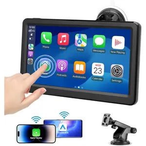 Screen for , 7"   Screen Portable  Stereo for  & , Pantalla para Carros with , AUX, FM Transmitter, Voice Control
