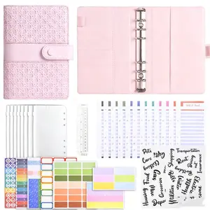 A6 PU Leather Notebook, Handmade Binding Design, Durable & Stylish, Perfect for Journaling, Note-Taking, and Daily Use