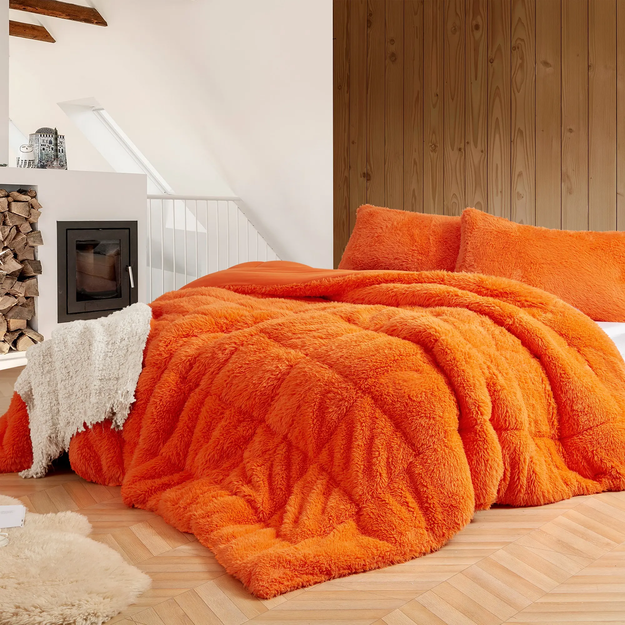 Alaskan Winters - Coma Inducer Oversized Comforter - Orange Tiger