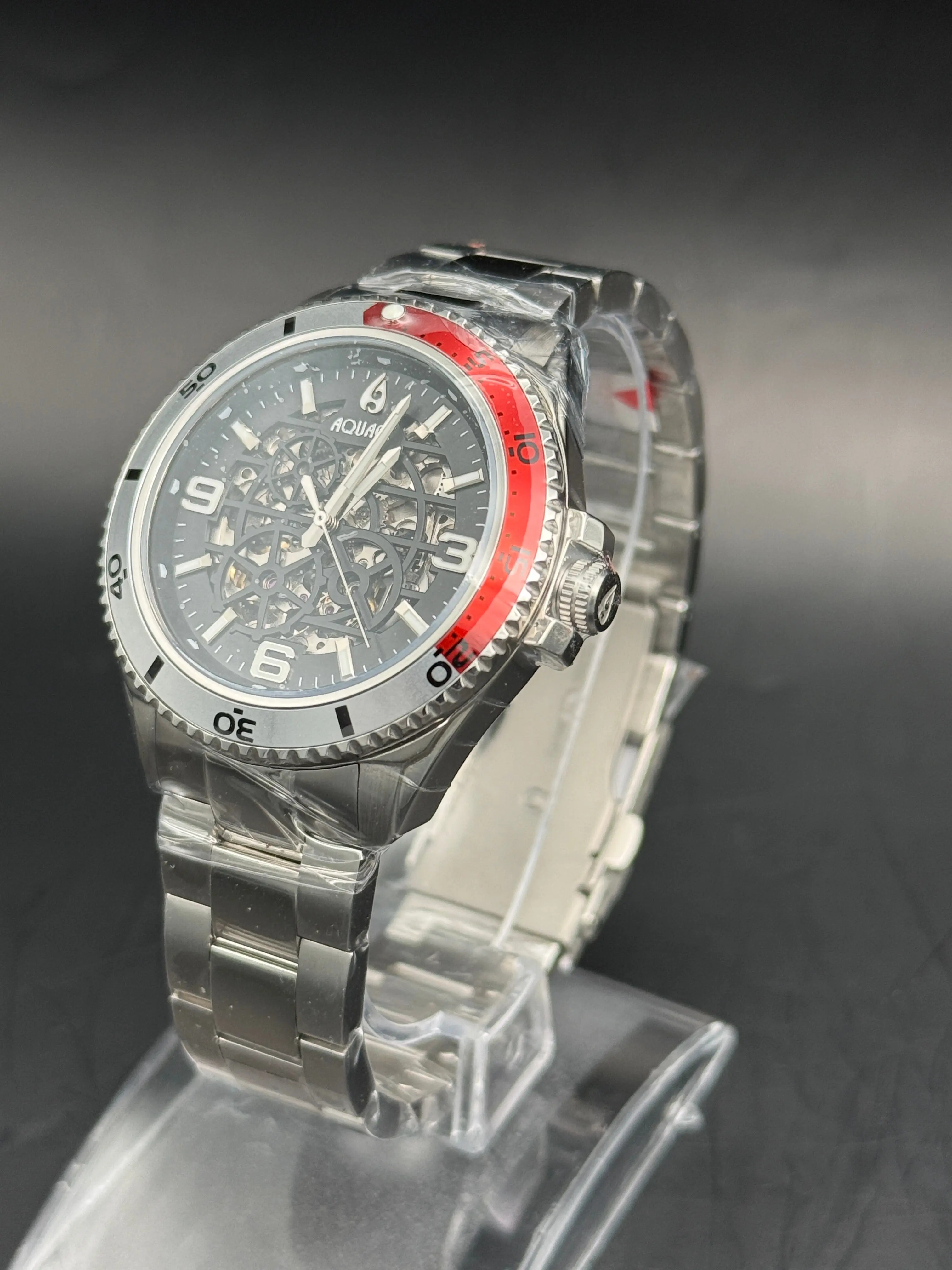 Aquacy Hei Matau Skeleton Automatic Dive Watch