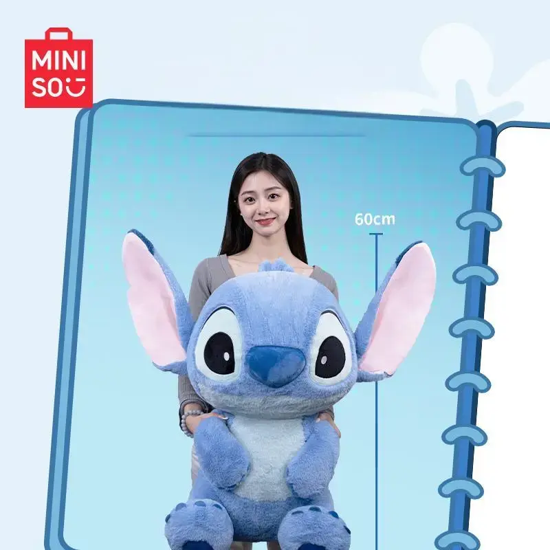 Disney Stitch Series 24-Inch Stitch Basic Sitting Plush – Large Collectible Figure, Perfect Gift for Stitch Fans, Jumbo Huggable Toy for Cuddling, Decor & Everyday Companionship!