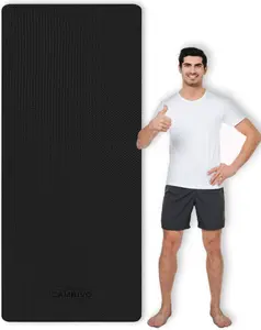 CAMBIVO Yoga Mat for Men and Women, Extra Long and Wide (84'' x 32'' x 1/4 inch) TPE Workout Mat, Large Exercise Fitness Mat for Yoga, Pilates, Workout, Non Slip